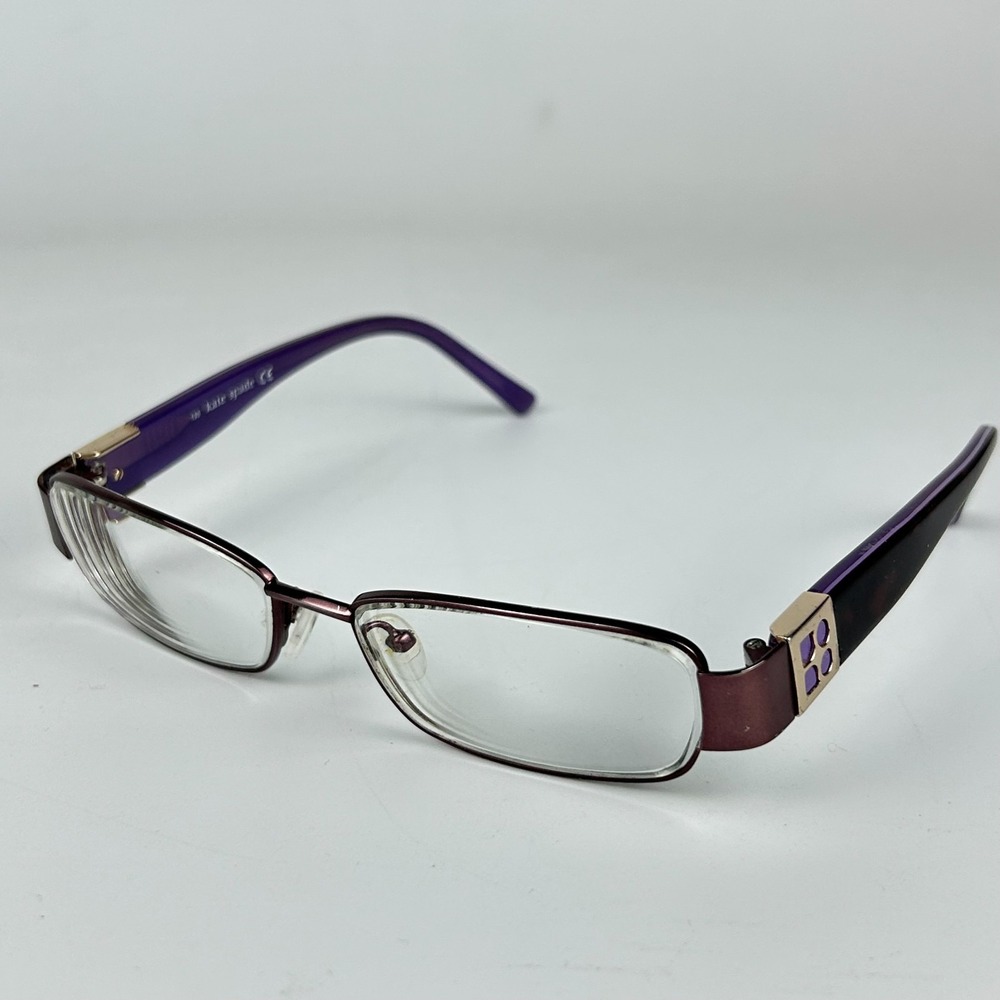 Kate Spade Jordan 0DU6 Women's Eyeglasses Frame Purple Plastic Full‎ Rim 130 mm